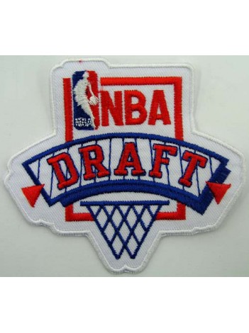 NBA BASKETBALL DRAFT LOGO IRON ON EMBROIDERED PATCH #03